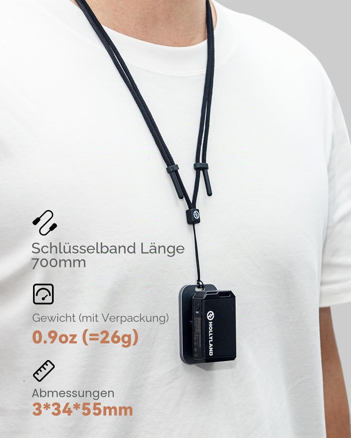 hollyland-lark-max-umh-ngeband-verstellbar-mit-magnetplatte-schwarz image 3