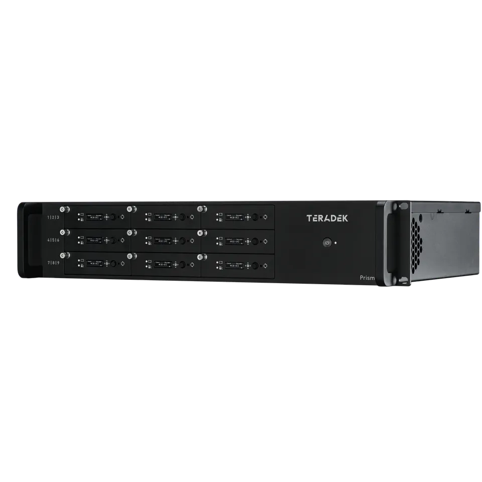 teradek-prism-802-base-rack-system-2u-encoder-decoder image 1