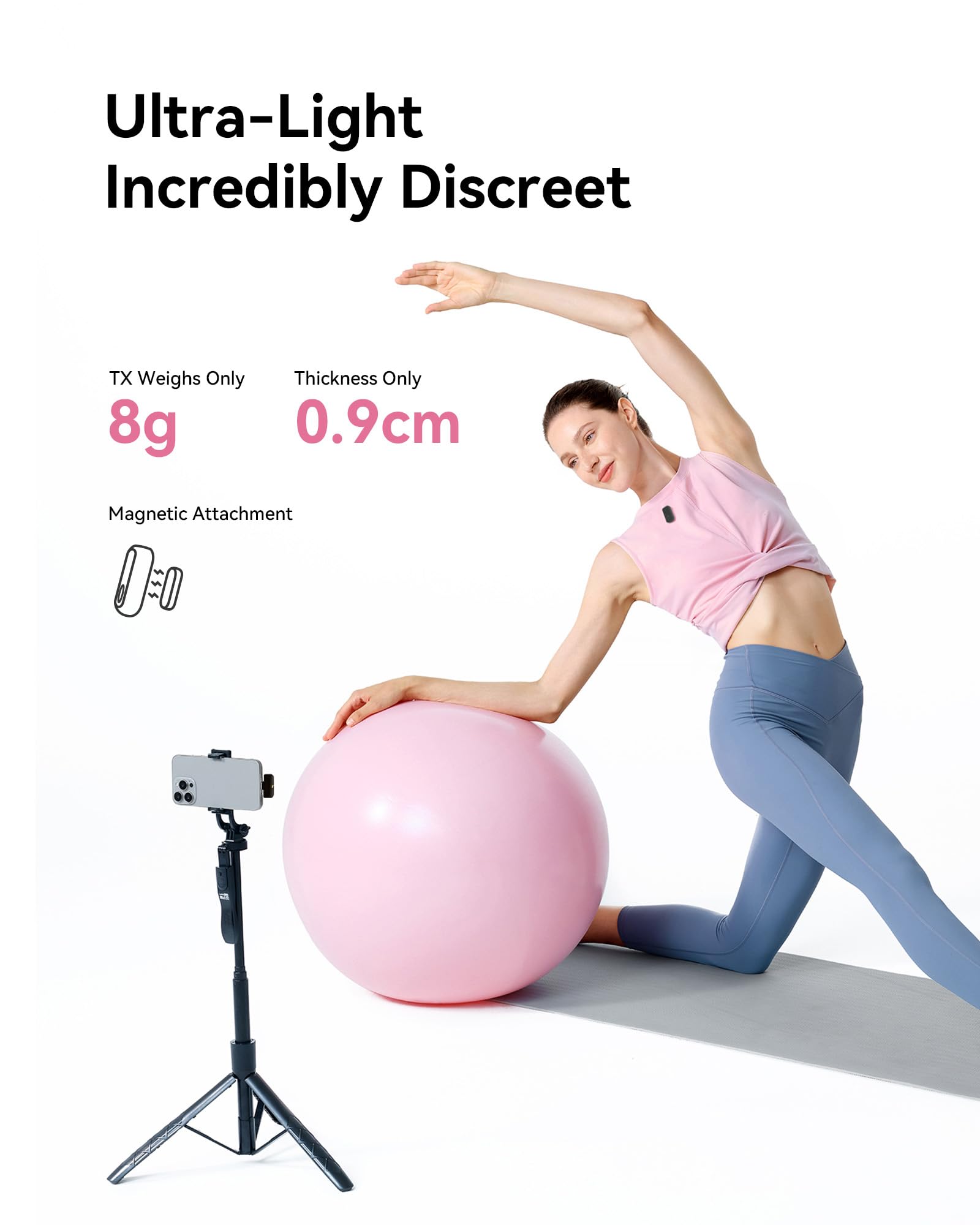 hollyland-lark-a1-kabelloses-lavalier-mikrofon-48khz-24bit-wei-2tx-rx-ladecase image 6