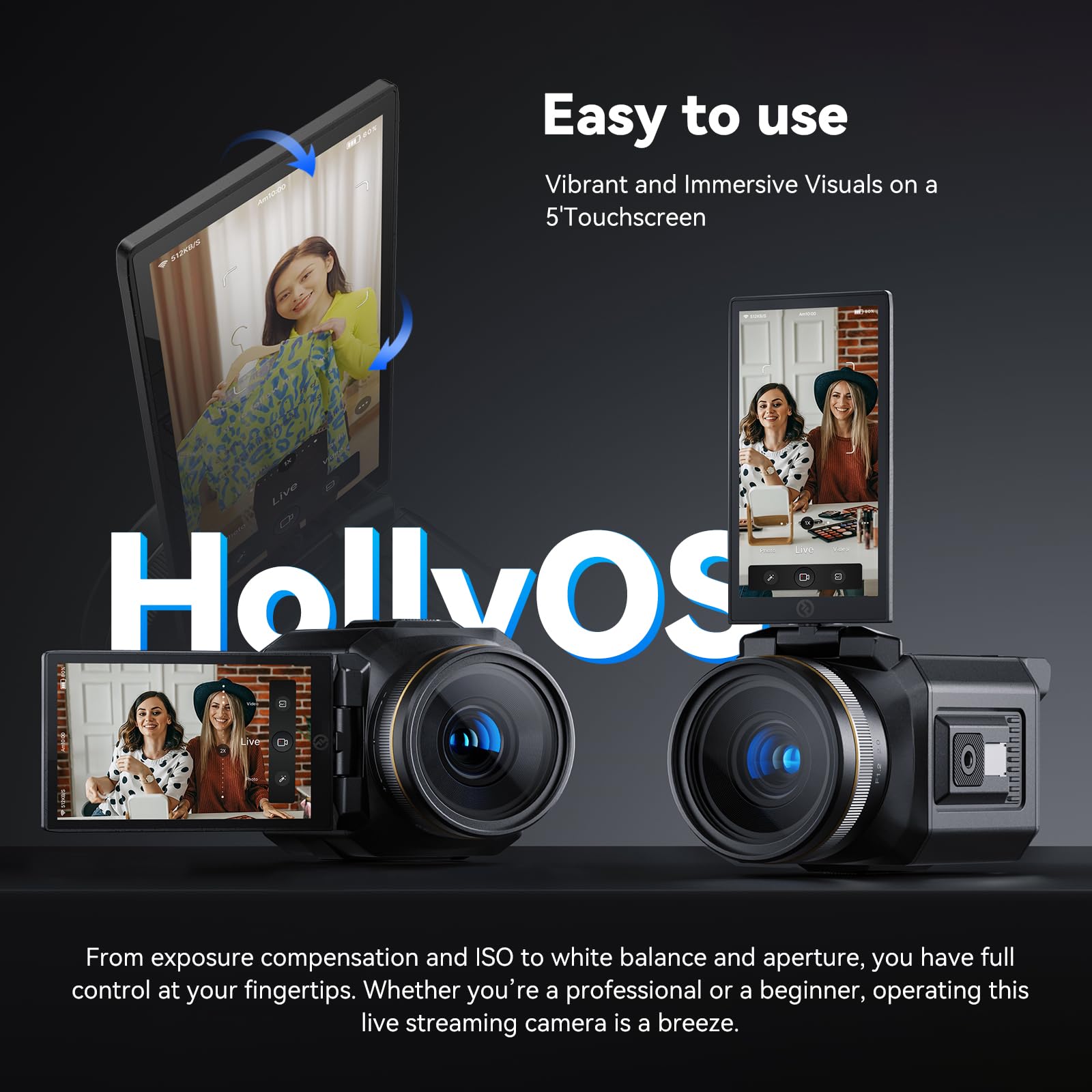 hollyland-venusliv-live-streaming-kamera-1080p-60fps-mit-rtmp-hdmi-usb-c image 8
