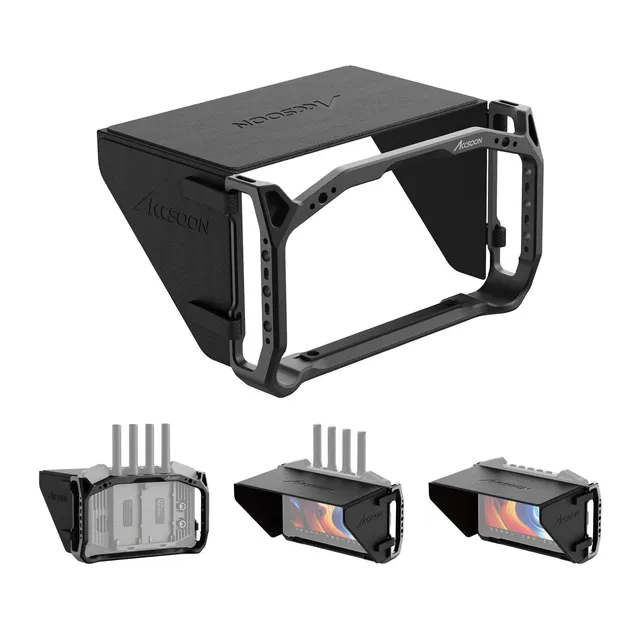accsoon-monitor-cage-mit-sonnenblende-f-r-cineview-m7-m7-pro-7-zoll image 1