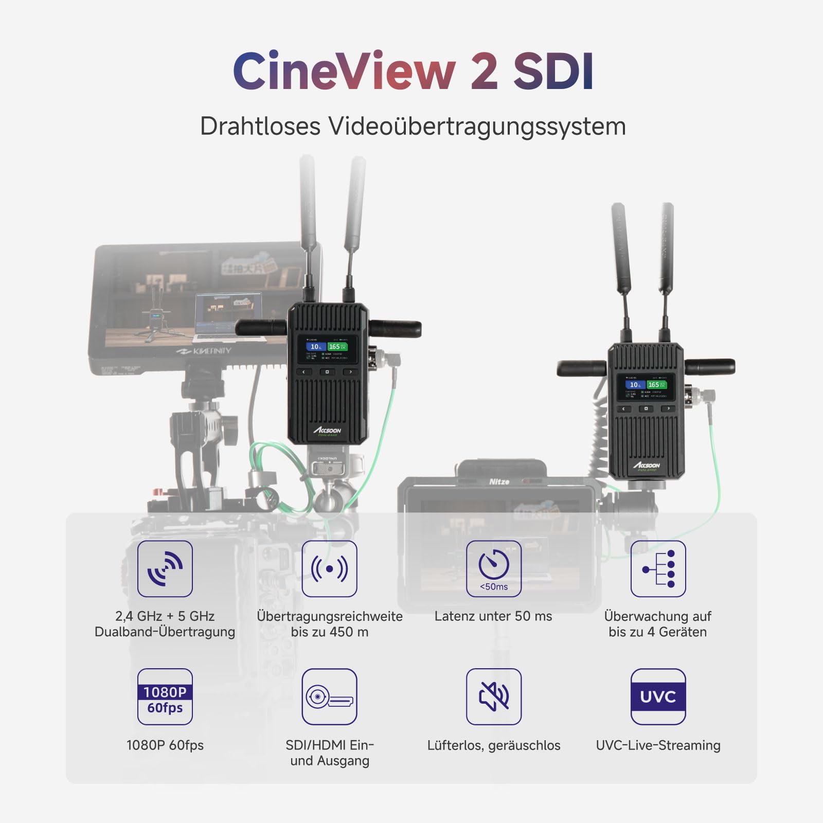 accsoon-cineview-2-sdi-drahtloses-video-bertragungssystem-450-m image 2