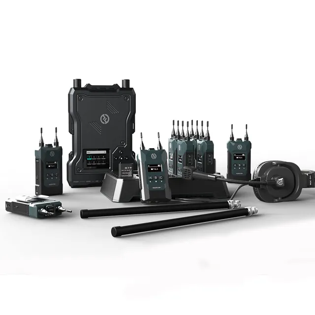hollyland-solidcom-m1-intercom-system-mit-basisstation-8-beltpacks-headsets-400m image 1