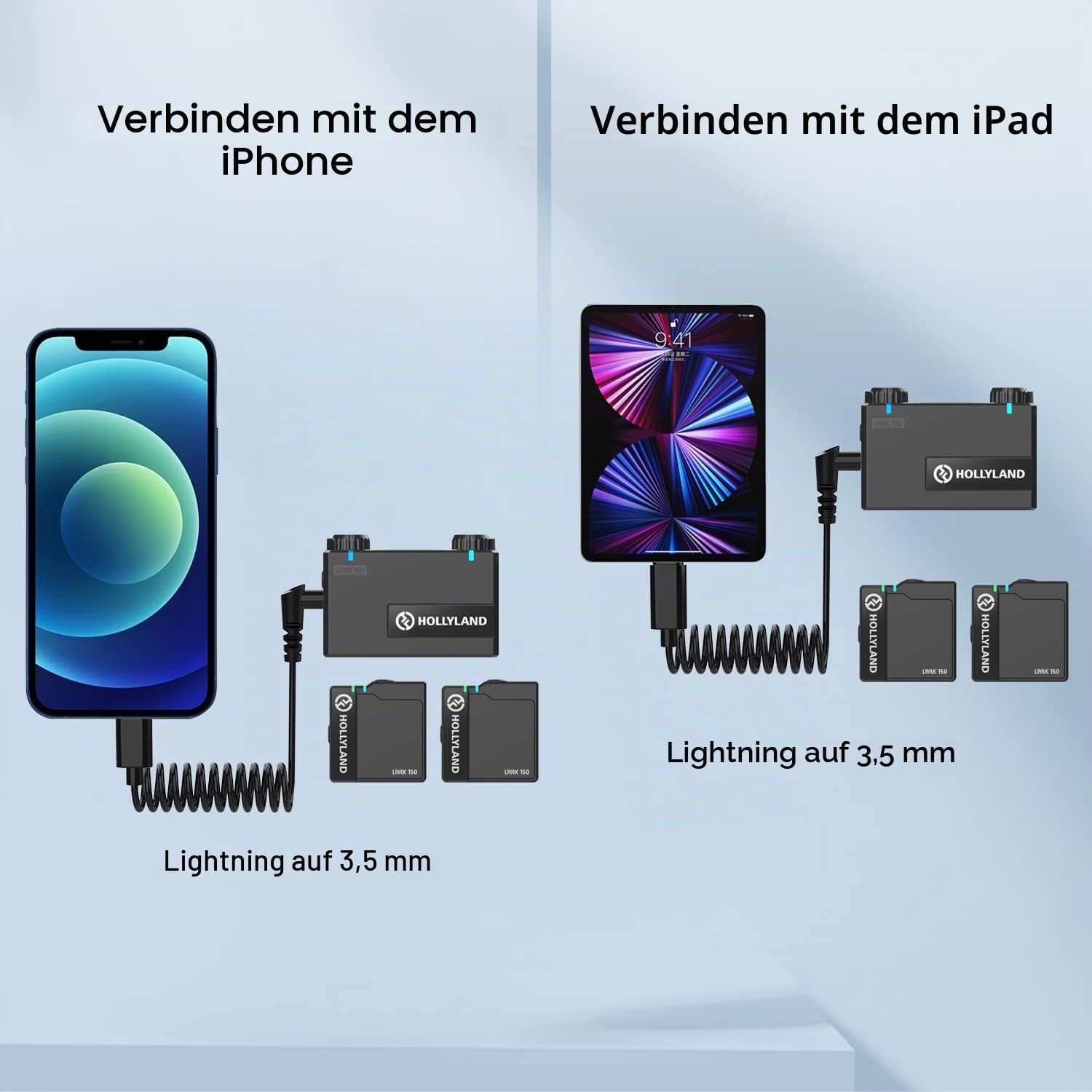 hollyland-3-5mm-trs-kabel-32cm-f-r-lark-m1-lark-150-iphone-ipad image 3