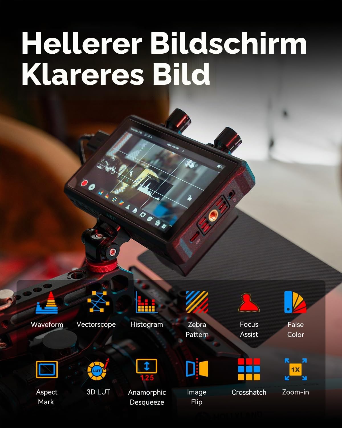 hollyland-mars-m1-enhanced-kamera-feldmonitor-5-5-touch-1000nit-mit-funk-1-set image 5