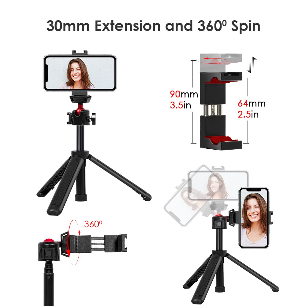 hollyland-handy-stativ-tripod-selfie-stick-mount-22-6-44-8cm image 3