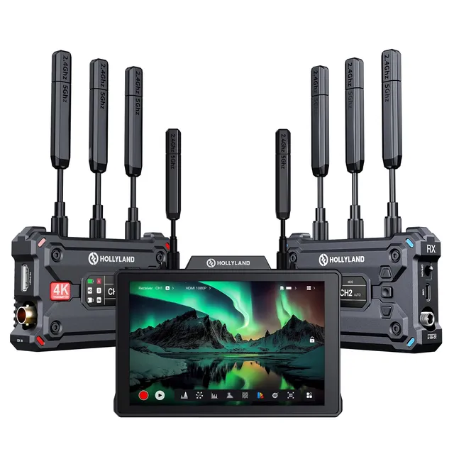 hollyland-pyro-7-pyro-s-7-field-monitor-4k-funkstrecke-sender-empf-nger-set image 1