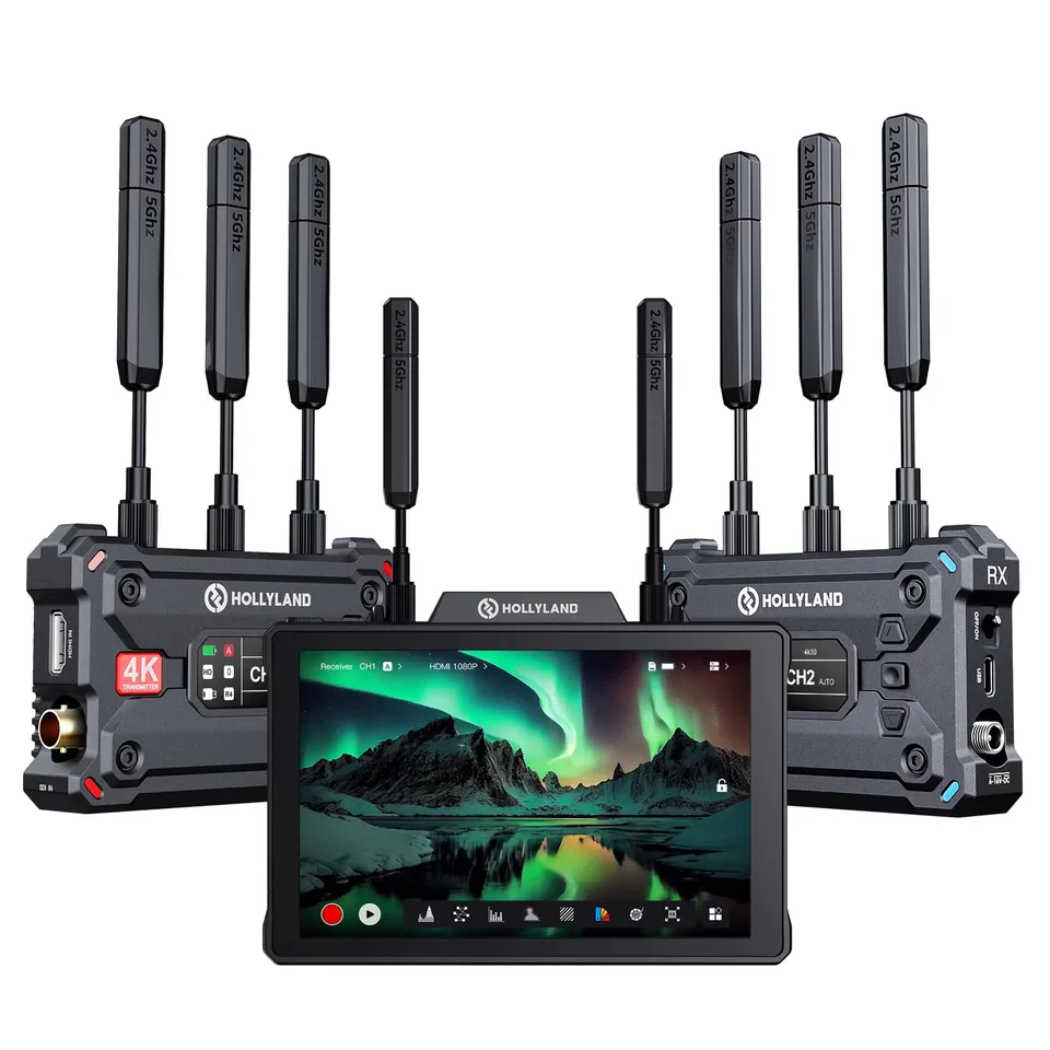 hollyland-pyro-7-pyro-s-7-field-monitor-4k-funkstrecke-sender-empf-nger-set image 1