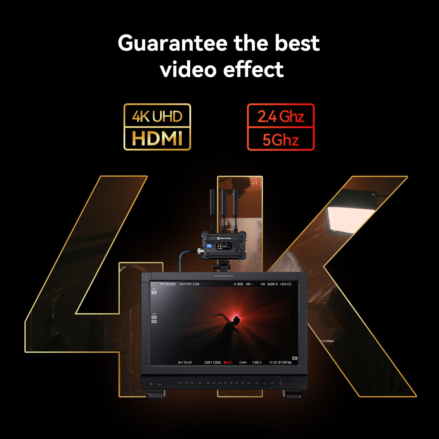hollyland-pyro-s-sdi-hdmi-funk-video-bertragung-4k30-400m-1tx-1rx image 4