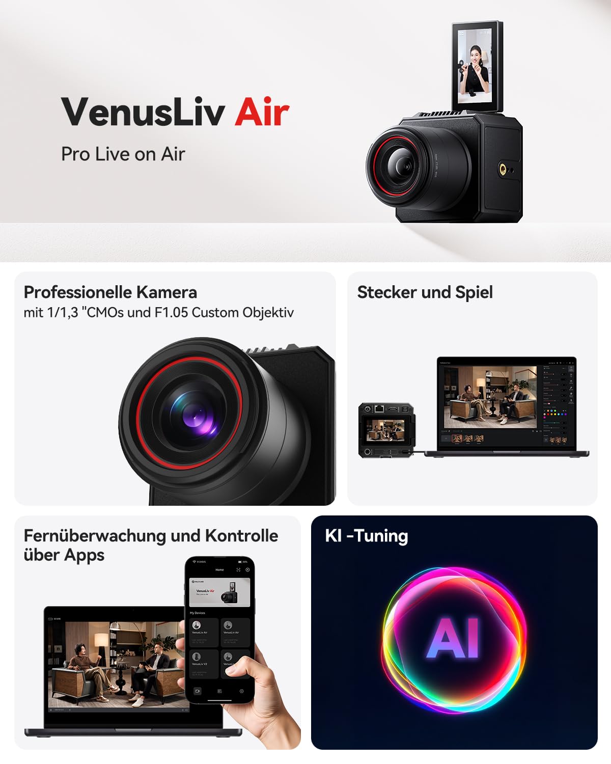 hollyland-venusliv-air-livestreaming-kamera-4k30 image 2