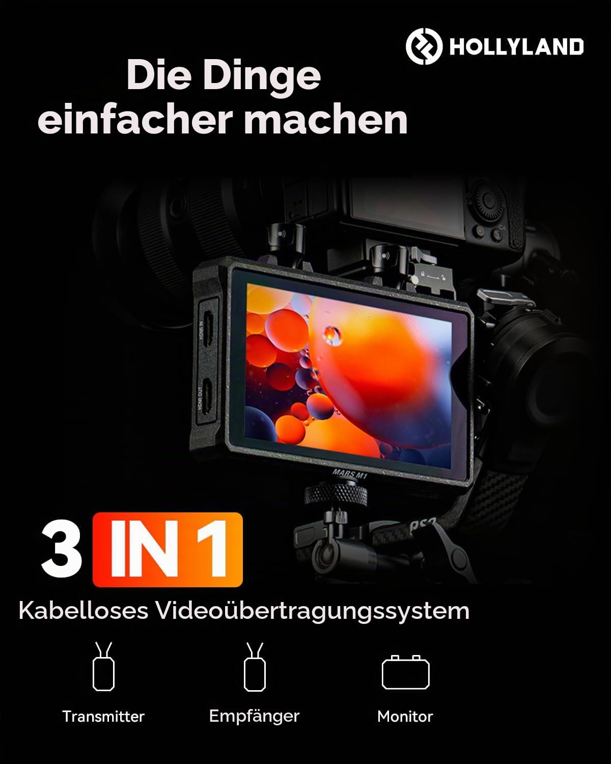 hollyland-mars-m1-enhanced-kamera-feldmonitor-5-5-touch-1000nit-mit-funk-1-set image 3