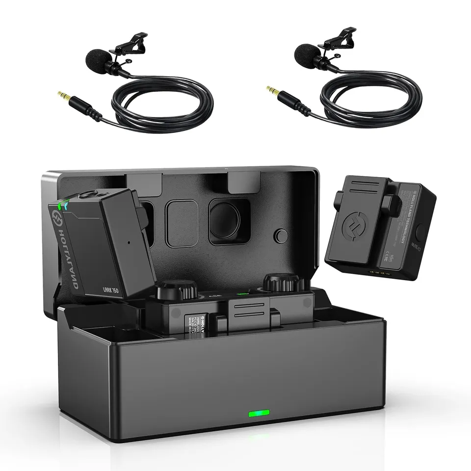 hollyland-lark-150-duo-wireless-lavalier-mikrofon-schwarz image 1