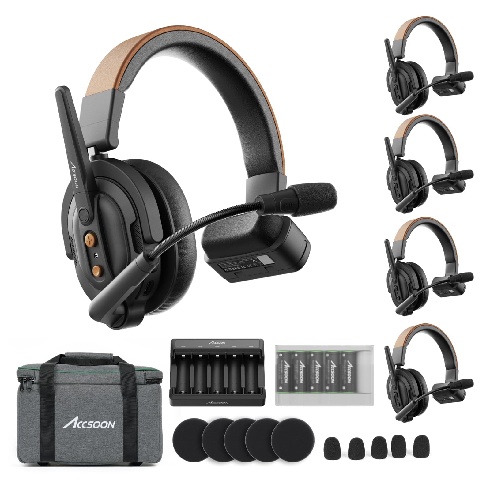 accsoon-como-se-funk-intercom-5er-set-1x-master-4x-slave image 1