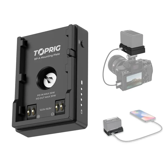accsoon-toprig-bc08-bp-a-akku-adapterplatte-mit-d-tap-usb-c-usb-a image 1