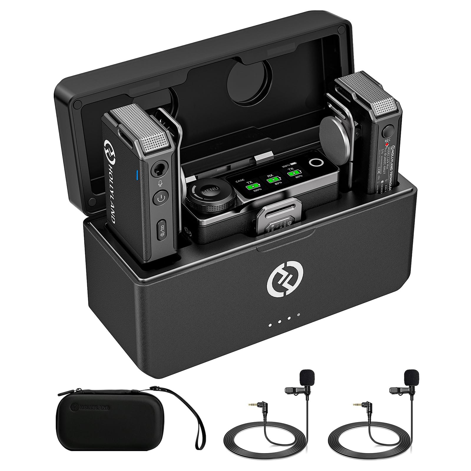 hollyland-lark-max-duo-2-externe-lavalier-mikrofone-f-r-kamera-handy image 1
