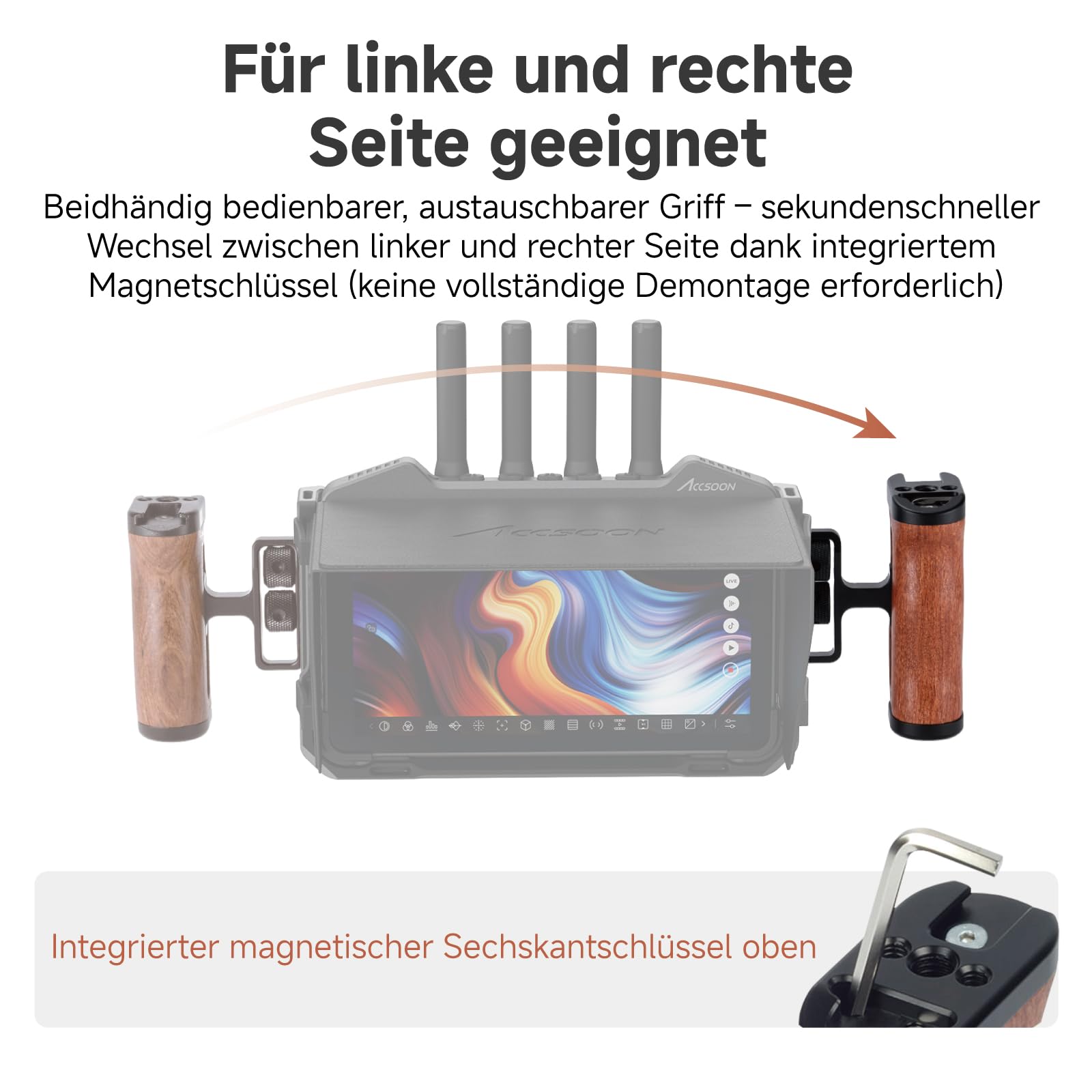accsoon-seitengriffe-holz-aluminium-paar-f-r-monitor-cage image 5