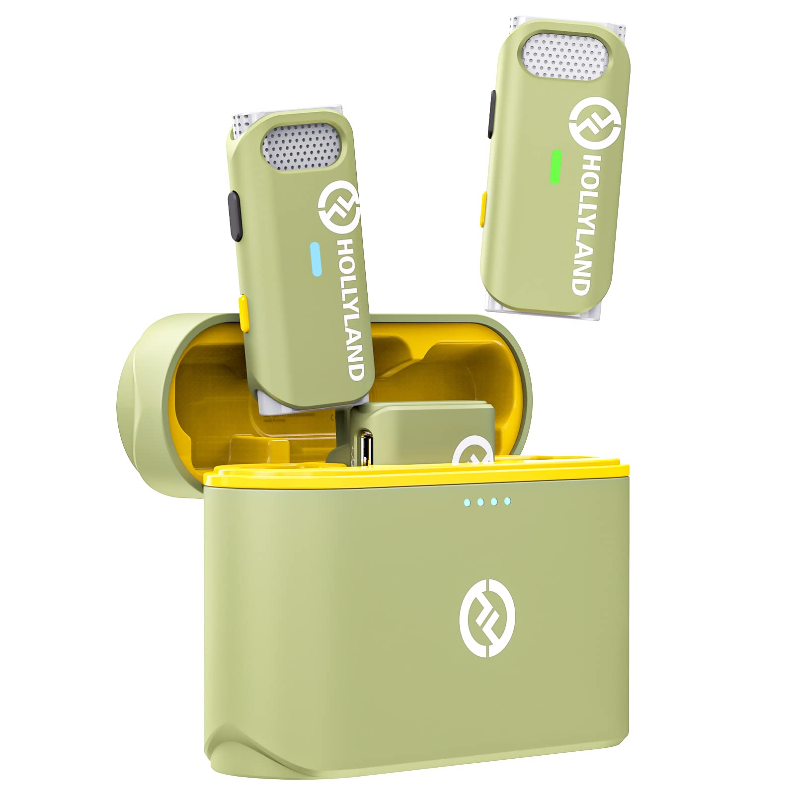 hollyland-lark-m1-wireless-lavalier-mikrofon-gr-n-200-m-8-h image 1
