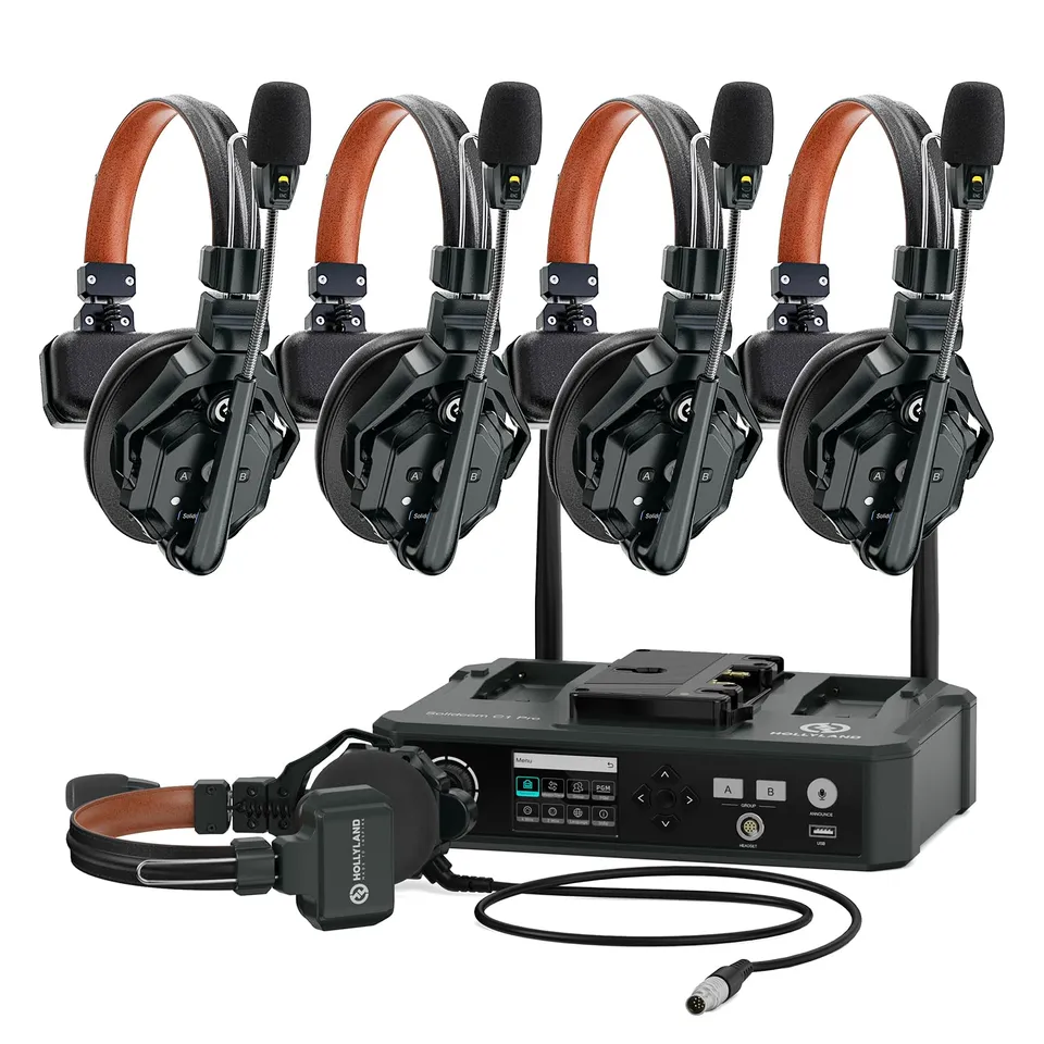 hollyland-solidcom-c1-pro-intercom-5-nutzer-enc-mit-hub-350m-full-duplex image 1