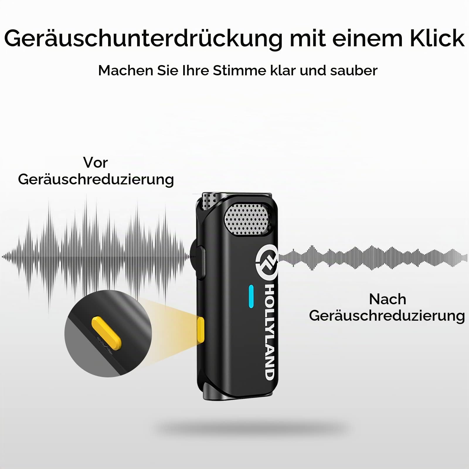 hollyland-lark-m1-solo-funk-ansteckmikrofon-mit-hearclear-anc image 2