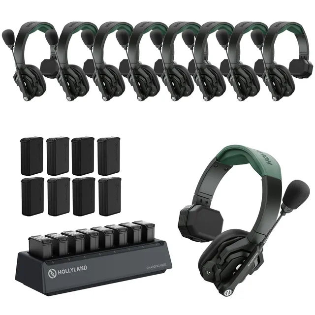 hollyland-solidcom-se-pro-9-user-enc-wireless-intercom-headset-system-1-9-ghz image 1