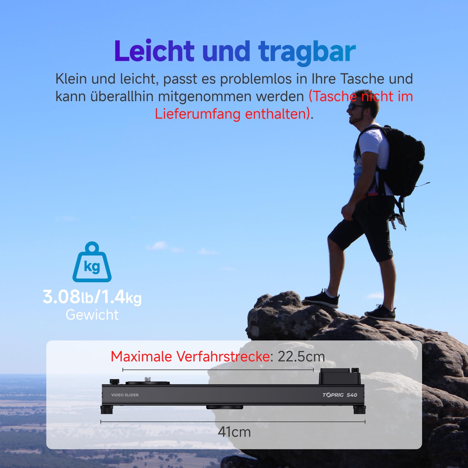accsoon-toprig-s40-40-cm-motorisierter-kamera-slider-mit-app-steuerung image 7